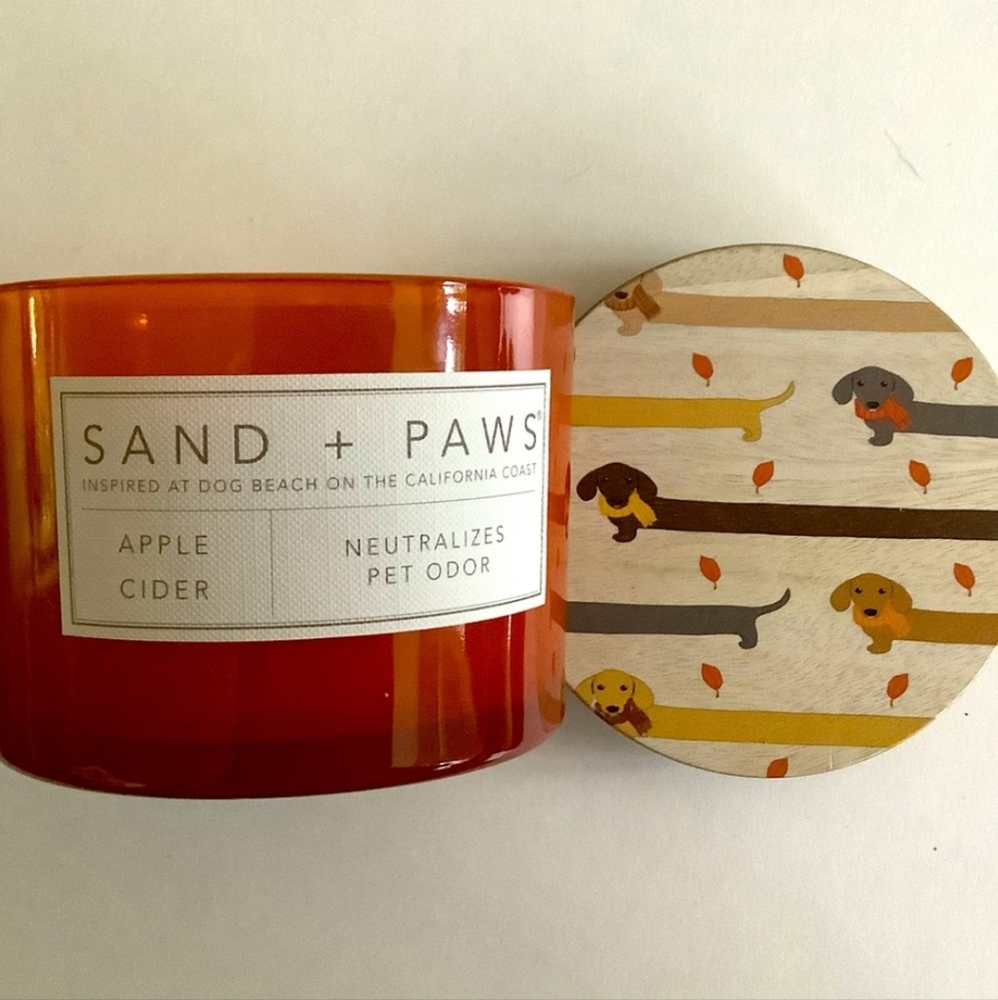 Sand + Paws Apple Cider Daschund Candle